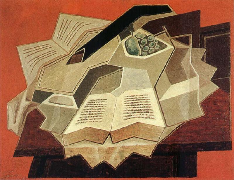Juan Gris The book is opened Germany oil painting art